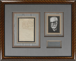 Lot #150 Sigmund Freud - Image 1