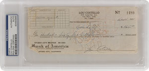 Lot #737 Lou Costello - Image 1