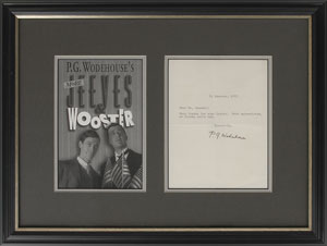 Lot #483 P. G. Wodehouse - Image 1