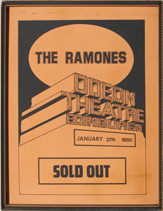 Lot #555 Ramones Odeon Theatre Promo - Image 1