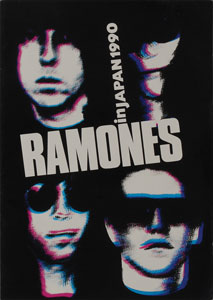 Lot #557 Ramones Signed 1990 Japan Program - Image 2