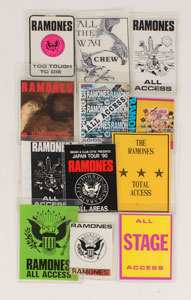 Lot #545 Ramones Backstage Passes