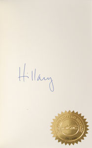 Lot #109 Hillary Clinton