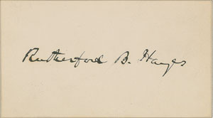 Lot #71 Rutherford B. Hayes - Image 1