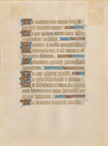Lot #456 Illuminated Manuscript - Image 1