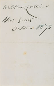 Lot #445 Wilkie Collins - Image 1