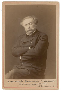 Lot #580 Alexandre Dumas, fils - Image 1