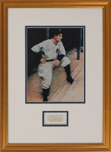 Lot #823 Lou Gehrig - Image 1