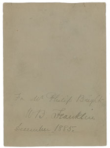 Lot #254 William B. Franklin - Image 1