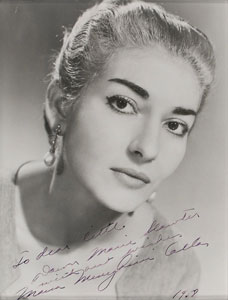 Lot #527 Maria Callas