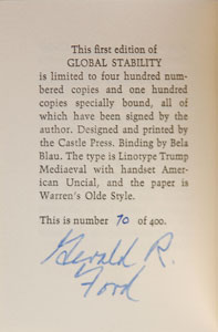 Lot #115 Gerald Ford - Image 3