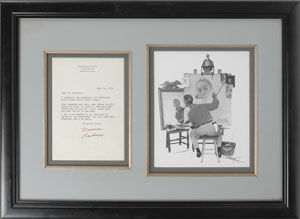 Lot #362 Norman Rockwell