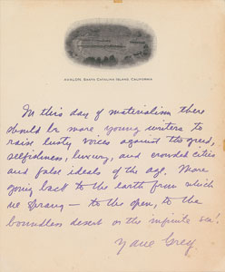 Lot #469 Zane Grey - Image 1