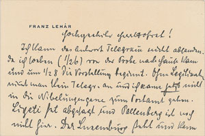 Lot #535 Franz Lehar - Image 4