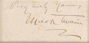 Lot #453 Samuel L. Clemens - Image 2