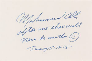 Lot #988 Muhammad Ali - Image 3