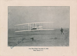 Lot #274 Orville Wright - Image 1