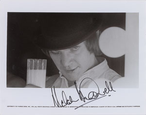 Lot #807 Malcolm McDowell - Image 1