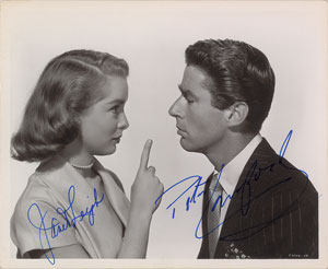 Lot #799 Peter Lawford and Janet Leigh - Image 1