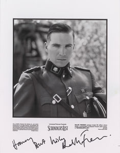 Lot #824 Schindler’s List: Ralph Fiennes - Image 1