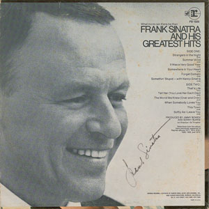 Lot #685 Frank Sinatra - Image 1