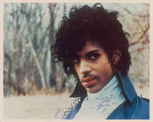 Lot #598 Prince: Signed Photo