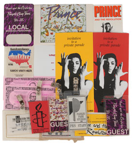 Lot #586 Prince: Passes and Invitations