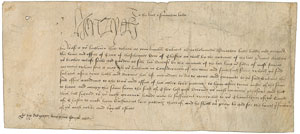 Lot #1 King Henry VIII Signed Document
