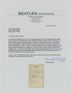 Lot #2104 Beatles Signed Postcard - Image 3