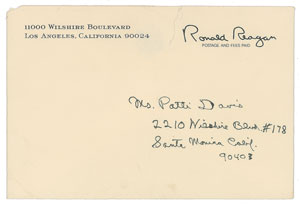 Lot #2044 Ronald Reagan Autograph Letter Signed - Image 3