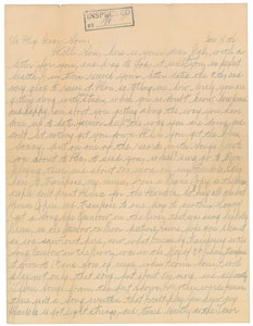 Lot #2059 Al Capone Autograph Letter Signed - Image 1