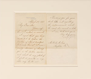 Lot #2033 James A. Garfield Letter Signed As President - Image 1