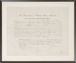 Lot #2031 Abraham Lincoln Signed Document