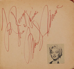 Lot #2095  Collection of 1950s Hollywood Autograph