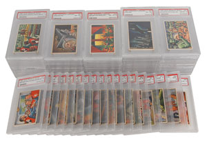 Lot #2085  1951 Bowman Jets, Rockets, and Spacemen Original (108) Card Set and (20) Original Art Board Collection - Image 2