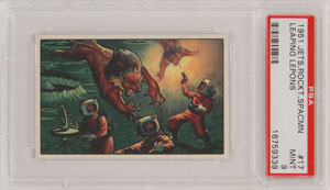 Lot #2085  1951 Bowman Jets, Rockets, and Spacemen Original (108) Card Set and (20) Original Art Board Collection - Image 8