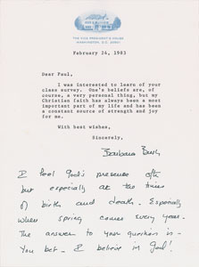 Lot #2013  Archive of Celebrity and Notables Letters Regarding God - Image 6
