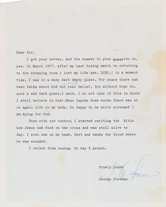 Lot #2013  Archive of Celebrity and Notables Letters Regarding God - Image 9