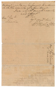 Lot #2022 George Washington 1782 YorkTown Autograph Letter Signed - Image 2