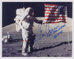 Lot #485 Gene Cernan - Image 1