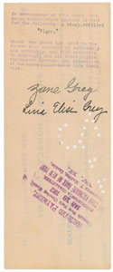 Lot #581 Zane Grey - Image 1