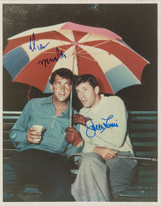 Lot #840 Dean Martin and Jerry Lewis