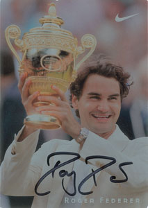 Lot #905 Roger Federer