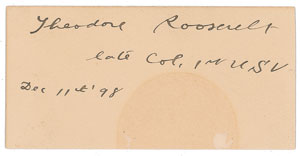 Lot #65 Theodore Roosevelt - Image 1
