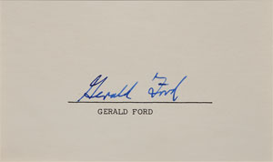 Lot #153 Gerald Ford - Image 3