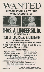 Lot #328 Lindbergh Kidnapping - Image 1