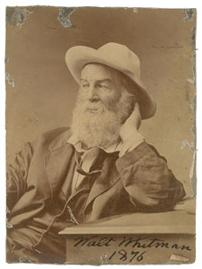 Lot #558 Walt Whitman
