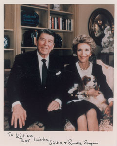 Lot #160 Ronald and Nancy Reagan - Image 1