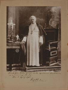 Lot #243 Pope Pius X - Image 1