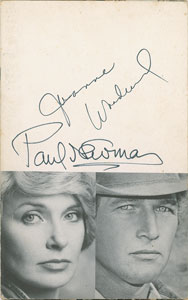 Lot #848 Paul Newman and Joanne Woodward